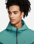 Nike Sportswear Tech Fleece Green Full-Zip Hoodie