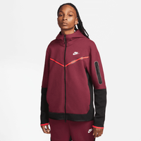 Nike Sportswear Tech Fleece Full-Zip Dark Red Hoodie Nike