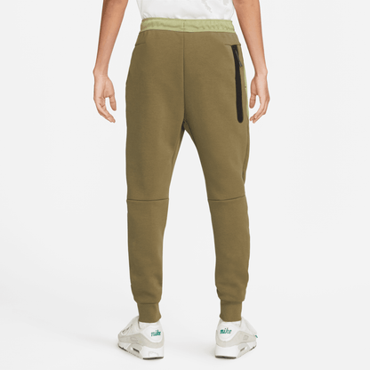 Nike Sportswear Tech Fleece Green Colorblock Joggers Nike