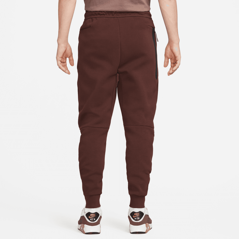 Nike Sportswear Tech Fleece Dark Brown Joggers Puffer Reds