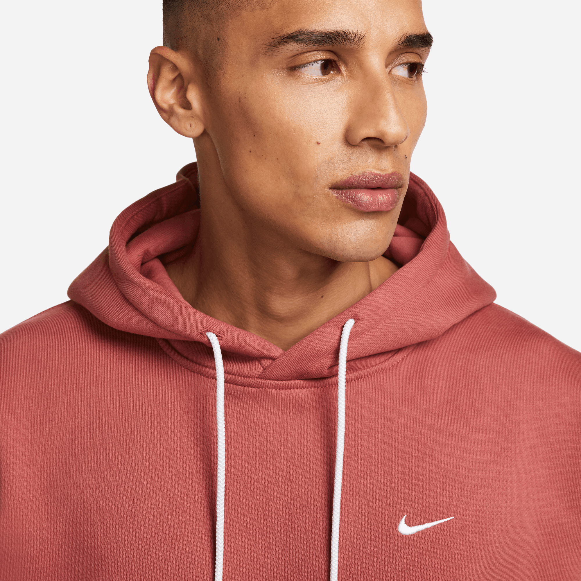Nike Solo Swoosh Red Fleece Hoodie – Puffer Reds