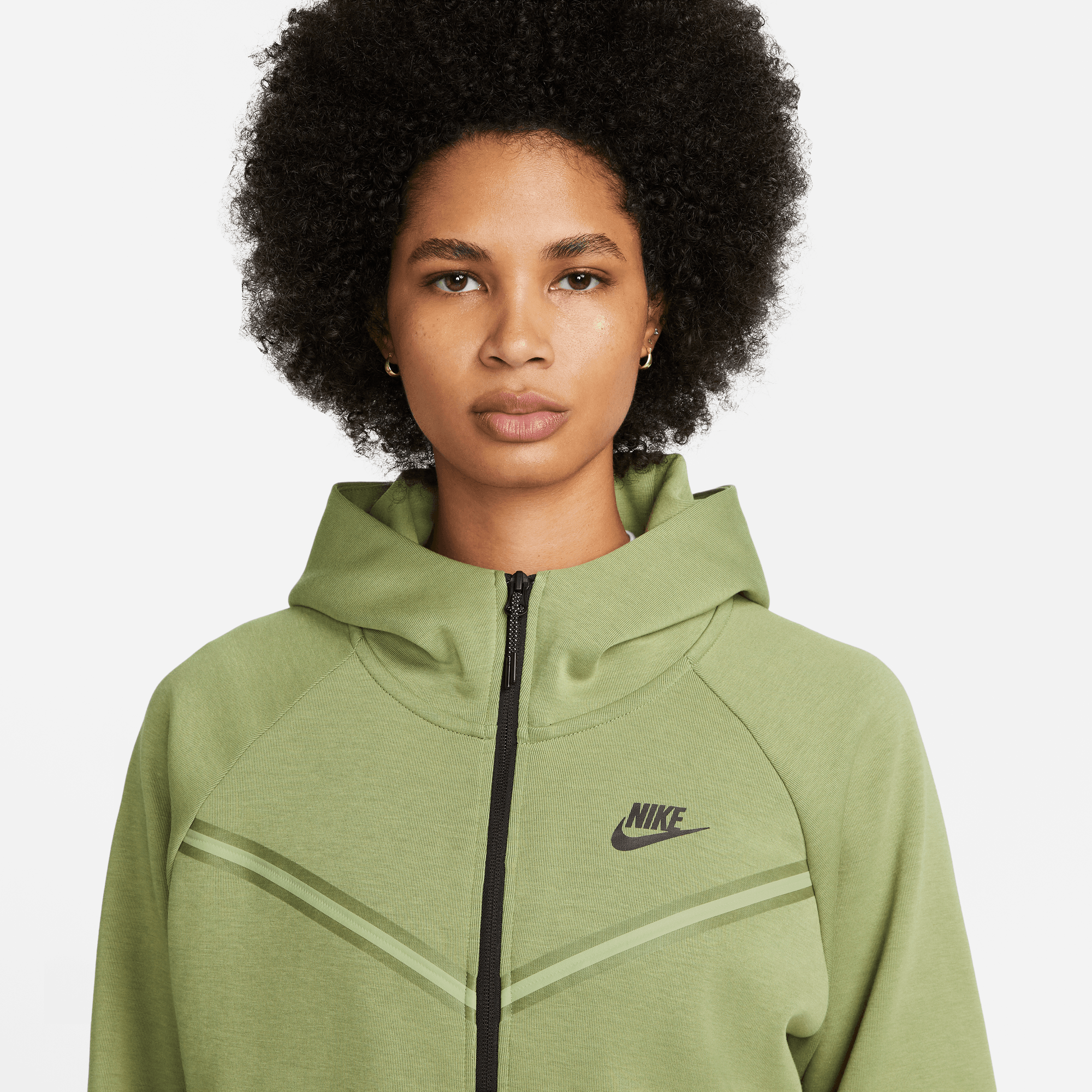 Olive green best sale nike hoodie womens