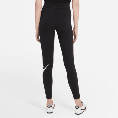 Nike Sportswear Essential High Rise Leggings 'Black White'