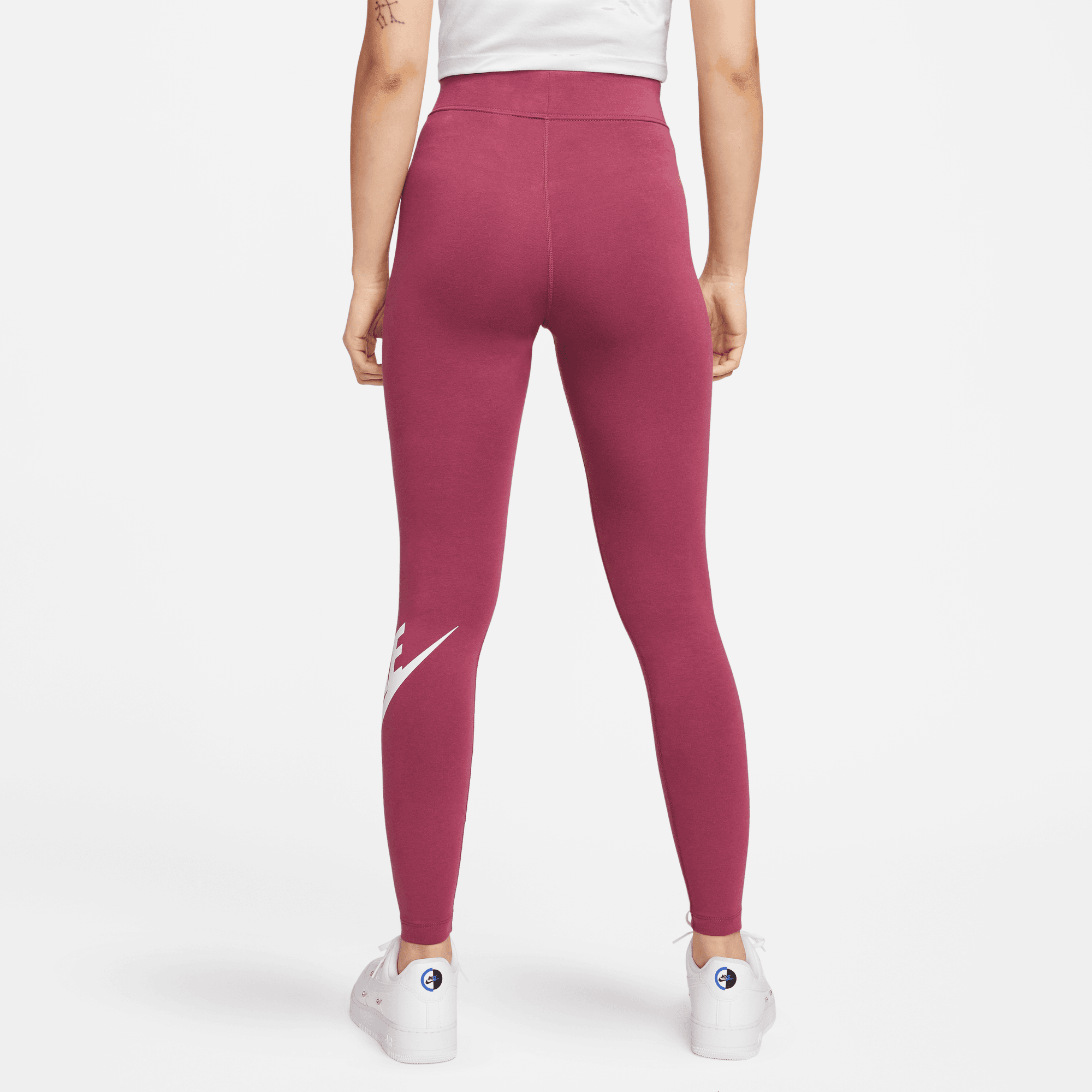 Nike Just Do It Women's Size XL Athletic Leggings Dri-Fit 905115-480 Red