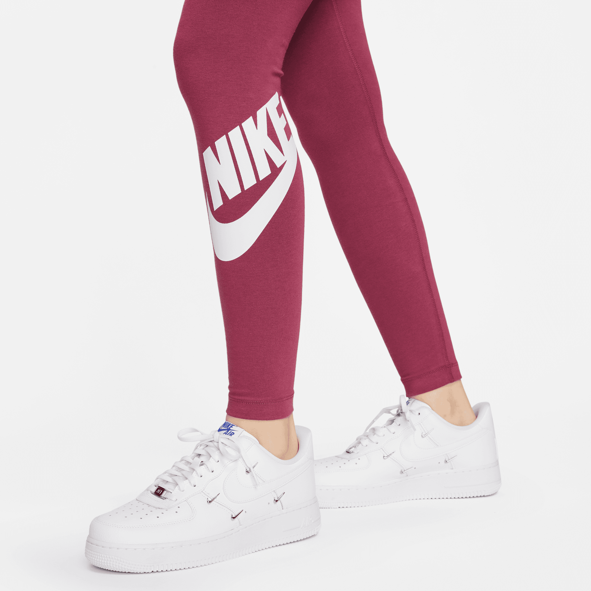 Nike Sportswear Essential Womens High-Rise Leggings CZ8534-615  Fireberry-Size M