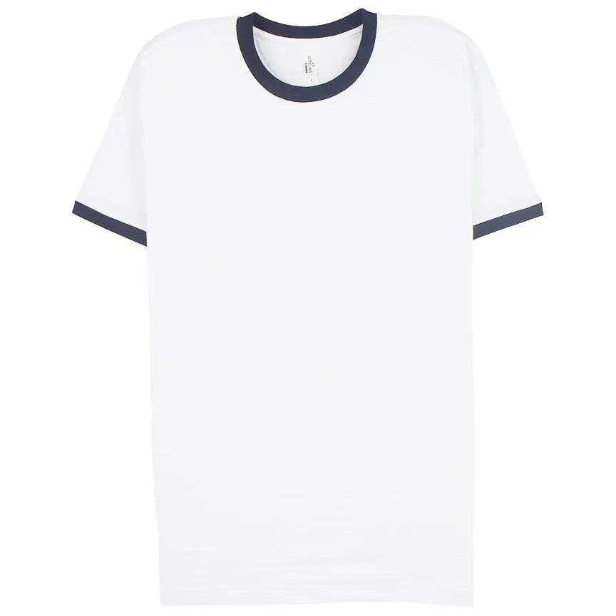 City Lab Ringer White/Navy T-Shirt City Lab