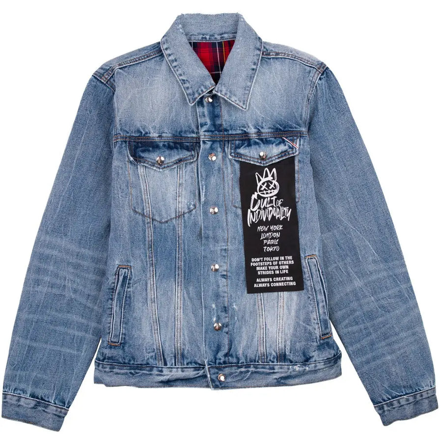 Cult Of Individuality Type II Reversible Laser Denim Jacket Cult of Individuality