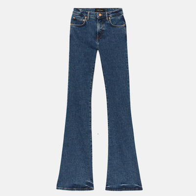 Purple Brand Women's Dark Indigo Flare Jeans