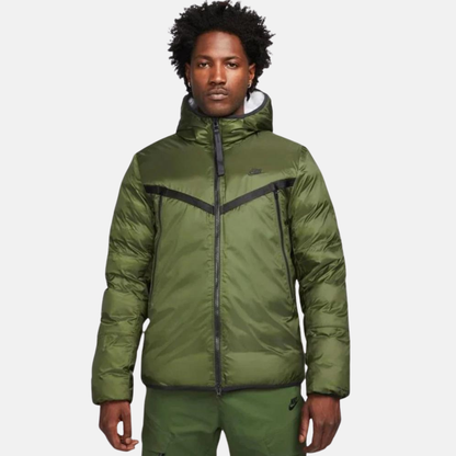 Nike Sportswear Therma Fit Olive Green Coat Puffer Reds