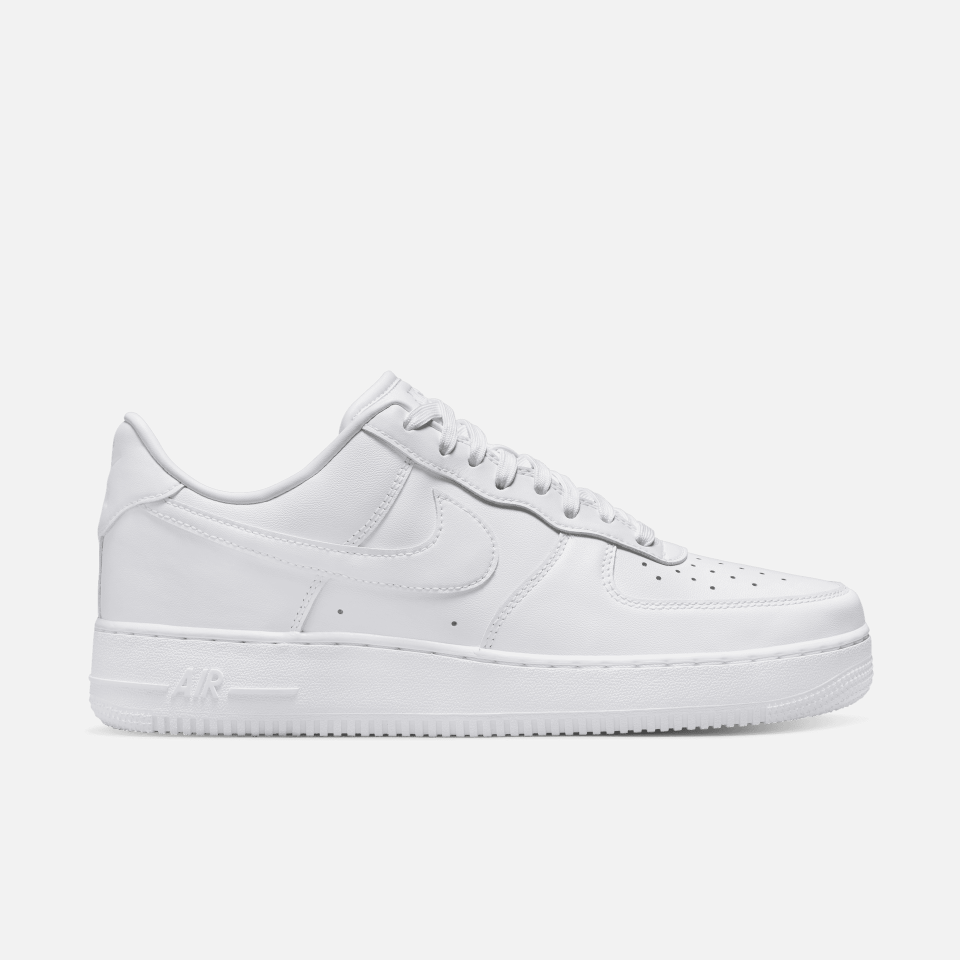 Nike Air Force 1 '07 'Fresh' Triple White – Puffer Reds