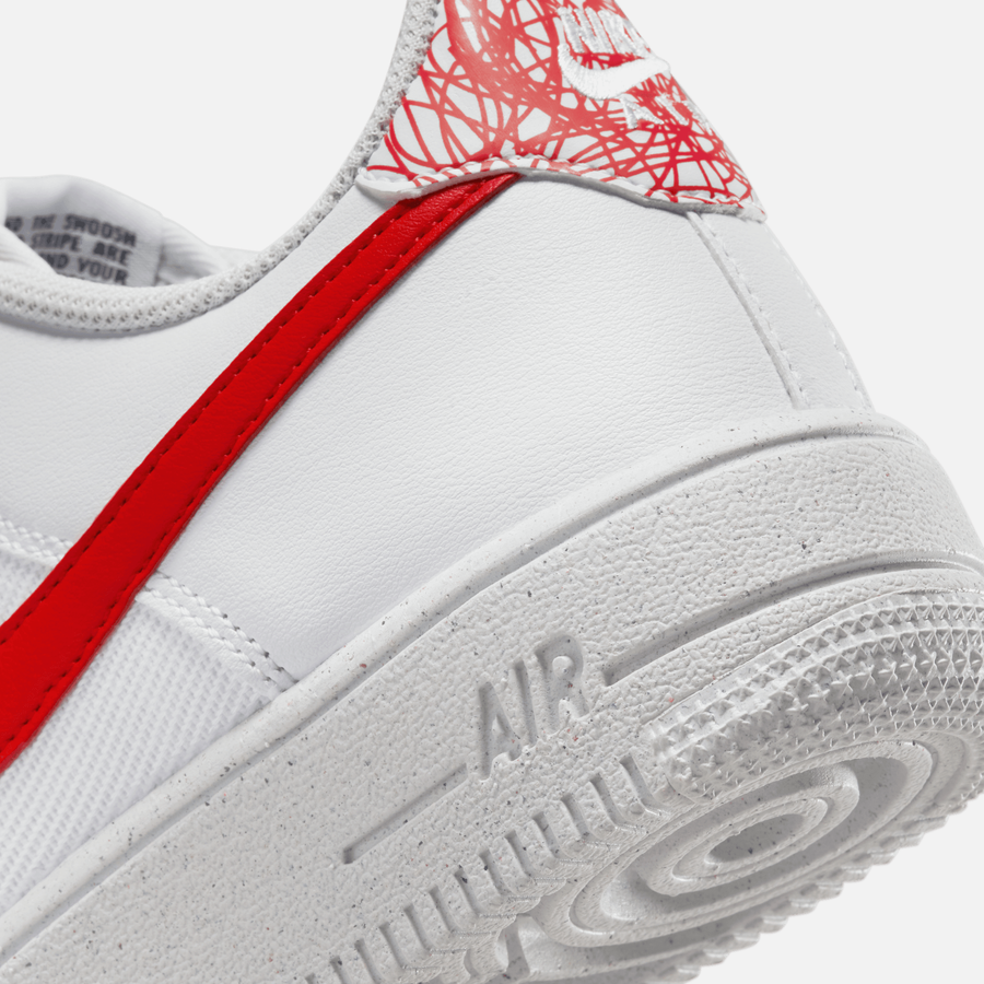 Nike Air Force 1 (GS) Crater White/Red