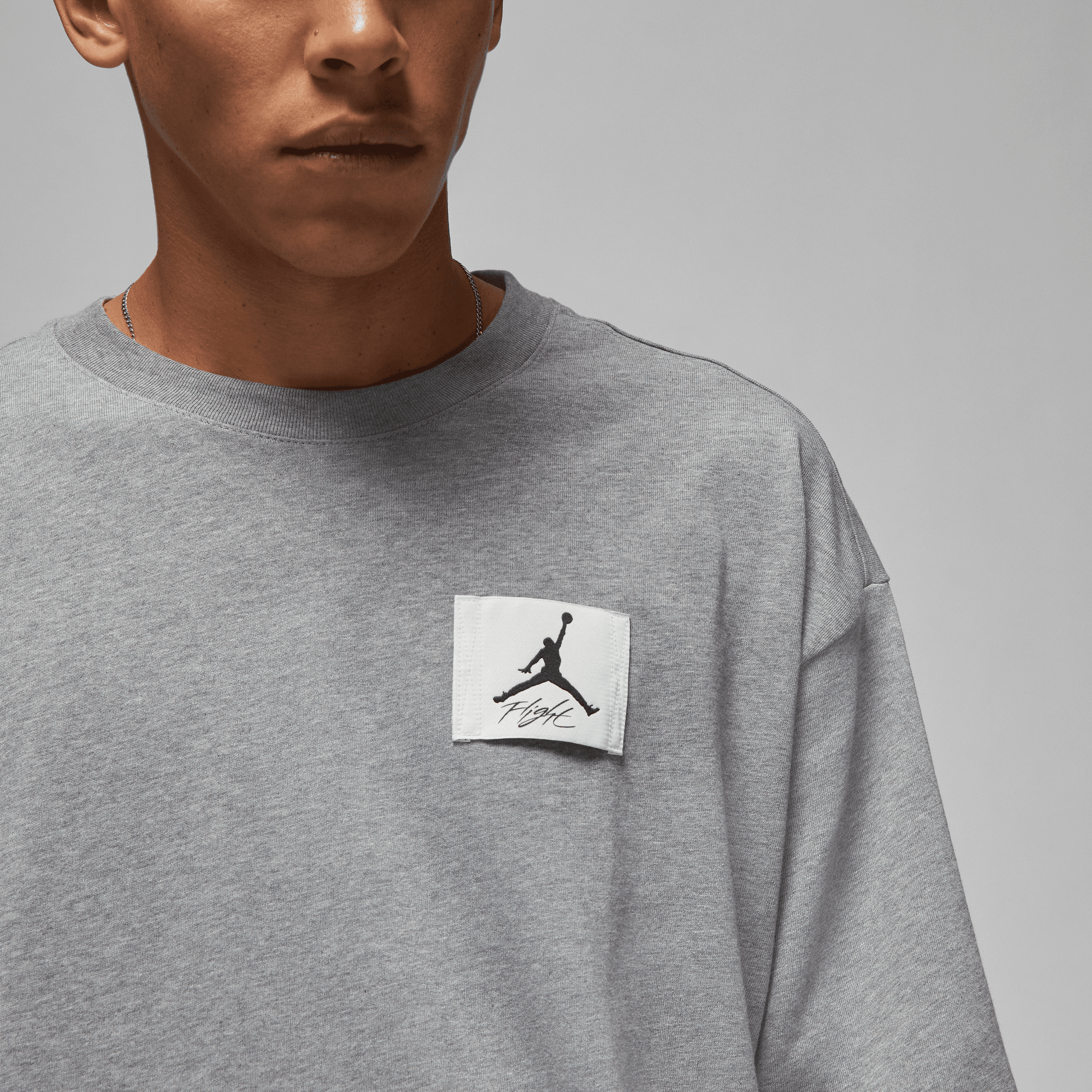 Air Jordan Flight Essentials Men's Oversized T-Shirt Grey – Puffer