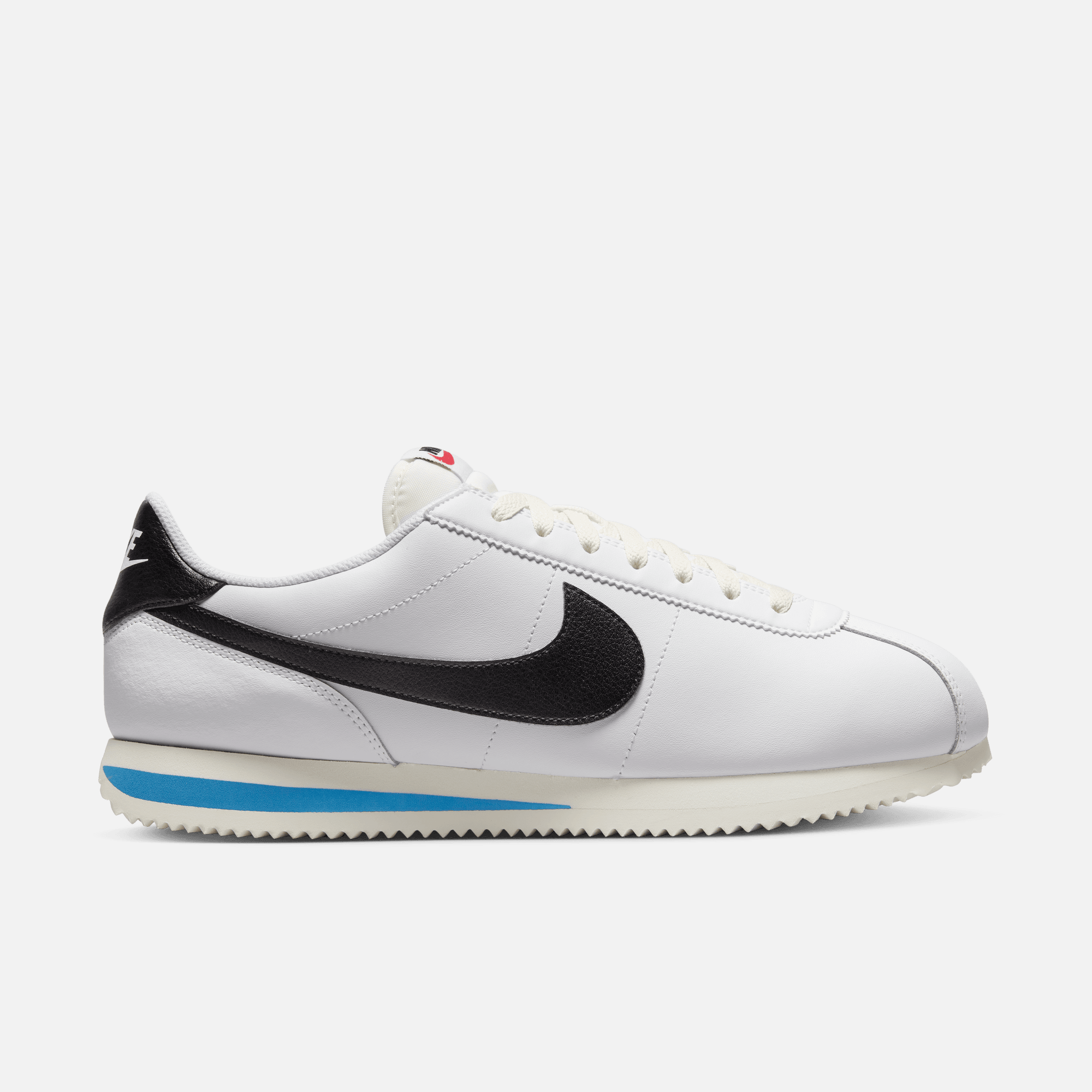 Nike Cortez White and Black – Puffer Reds