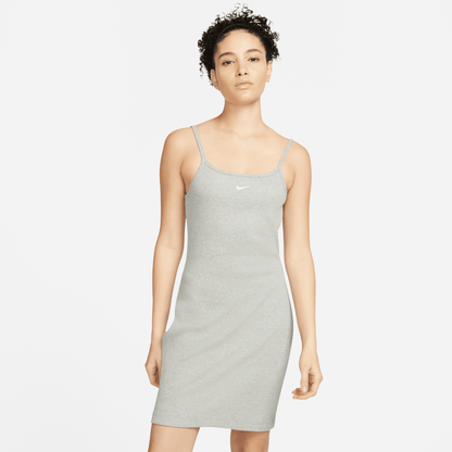 Nike Women s Sportswear Essential Ribbed Dress XXL Dk Grey Heather
