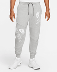 Nike Sportswear Tech Fleece Graphic Grey Joggers