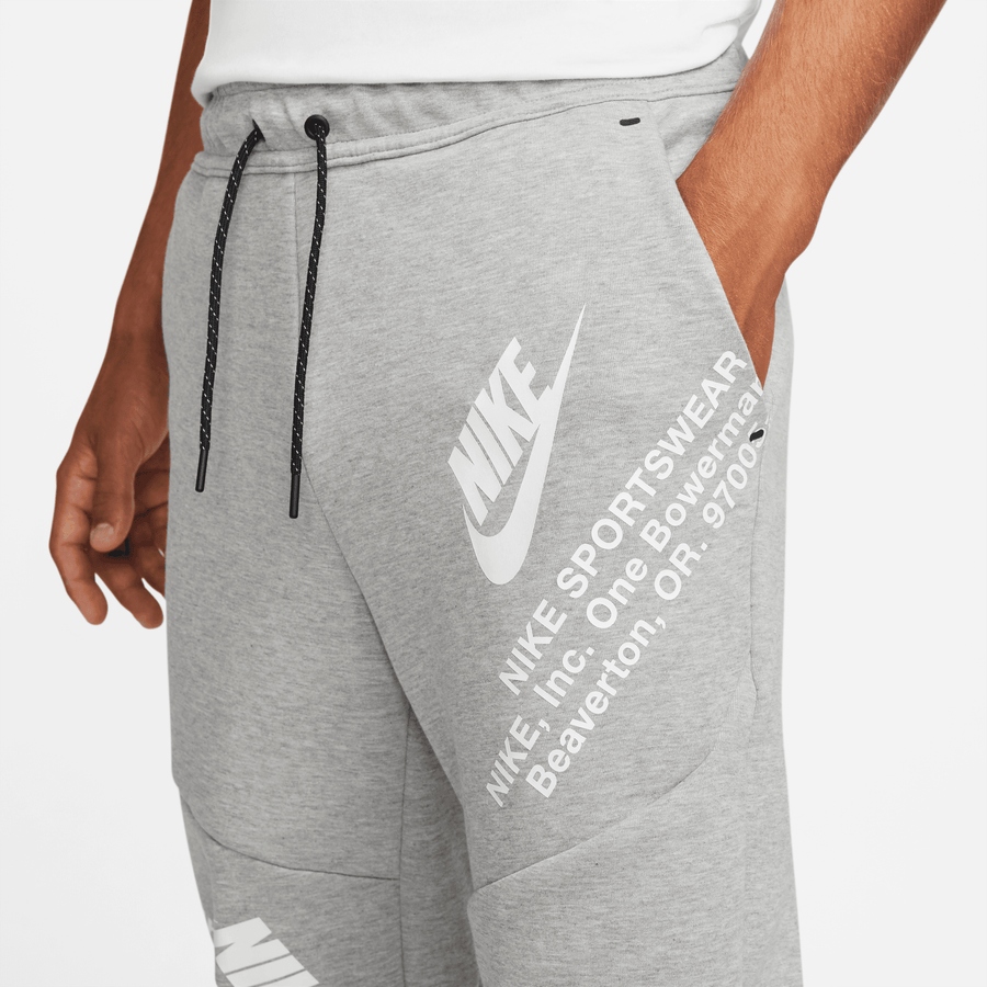 Nike Sportswear Tech Fleece Graphic Grey Joggers