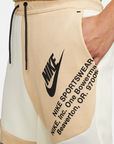Nike Sportswear Tech Fleece Graphic Light Bone Joggers Nike