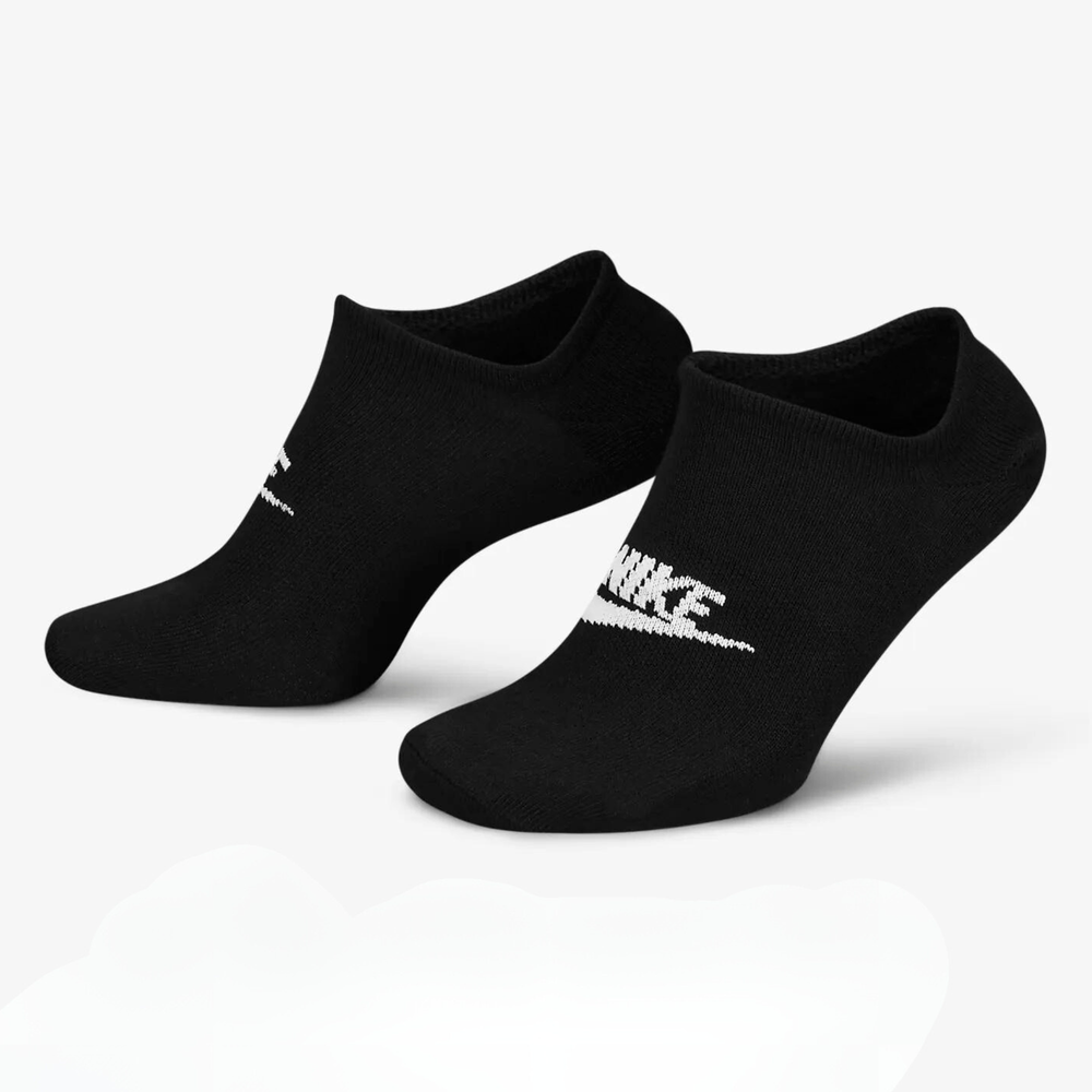 Nike Everyday Essential No Show Footies (3 Pair) Black