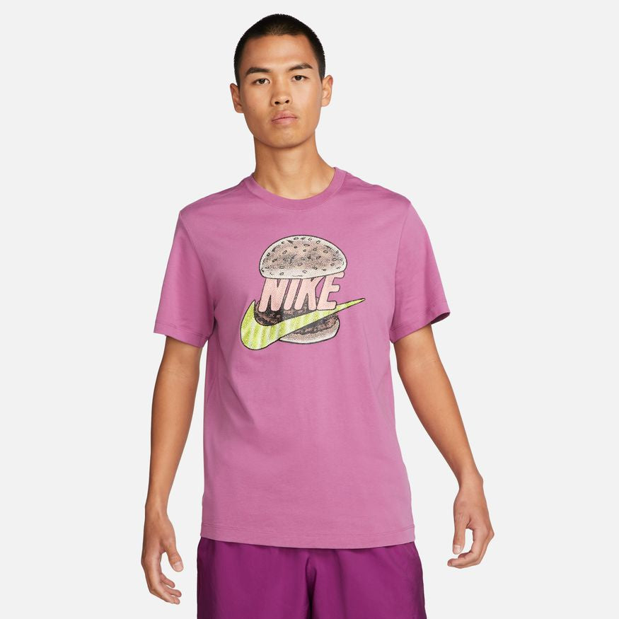 Nike 'Hamburger Swoosh' T-Shirt Purple