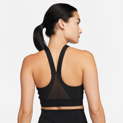 Nike Swoosh Icon Clash Wrap Women's Black Sports Bra Nike