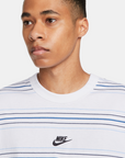 Nike Sportswear Premium Essentials White Striped T-Shirt Nike