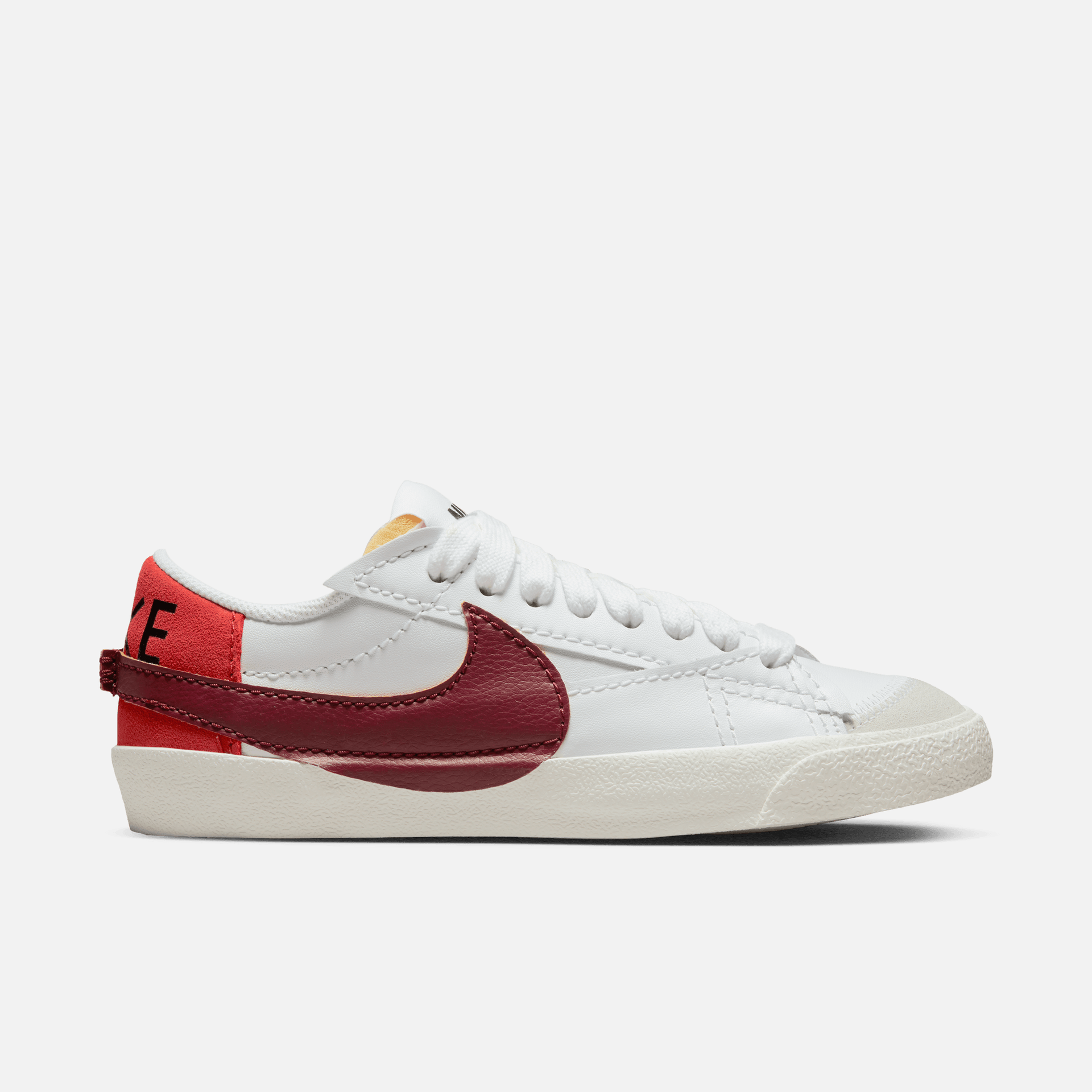 Nike Women's Blazer Low Jumbo White Red – Puffer Reds