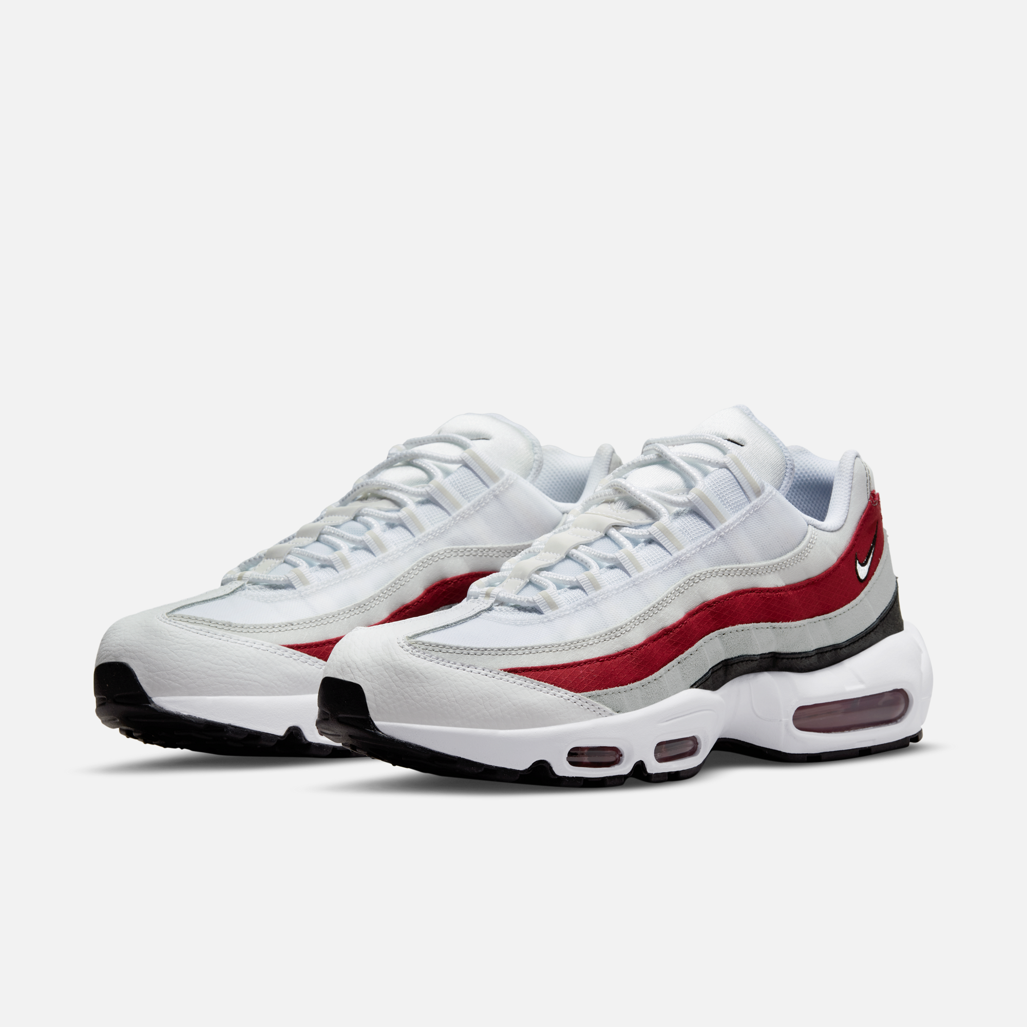 Nike Air Max 95 White/Red/Grey - Puffer Reds