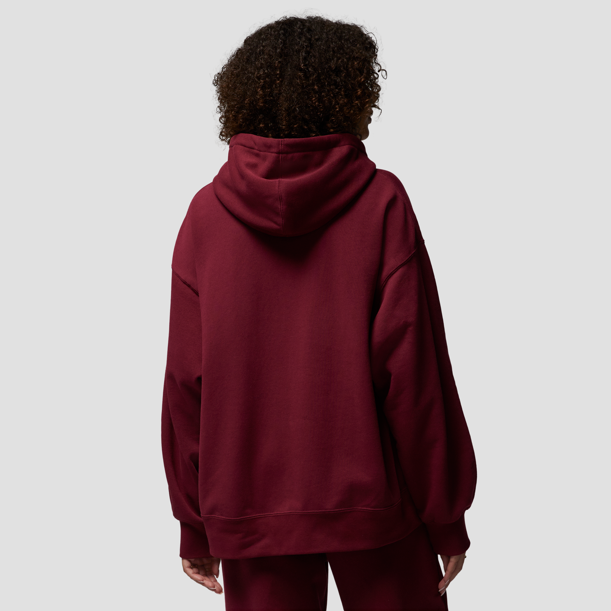 Red jordan 2025 hoodie women's