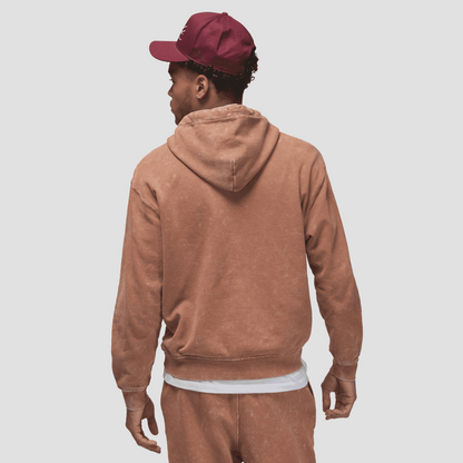 Air Jordan Essentials Washed Brown Fleece Hoodie