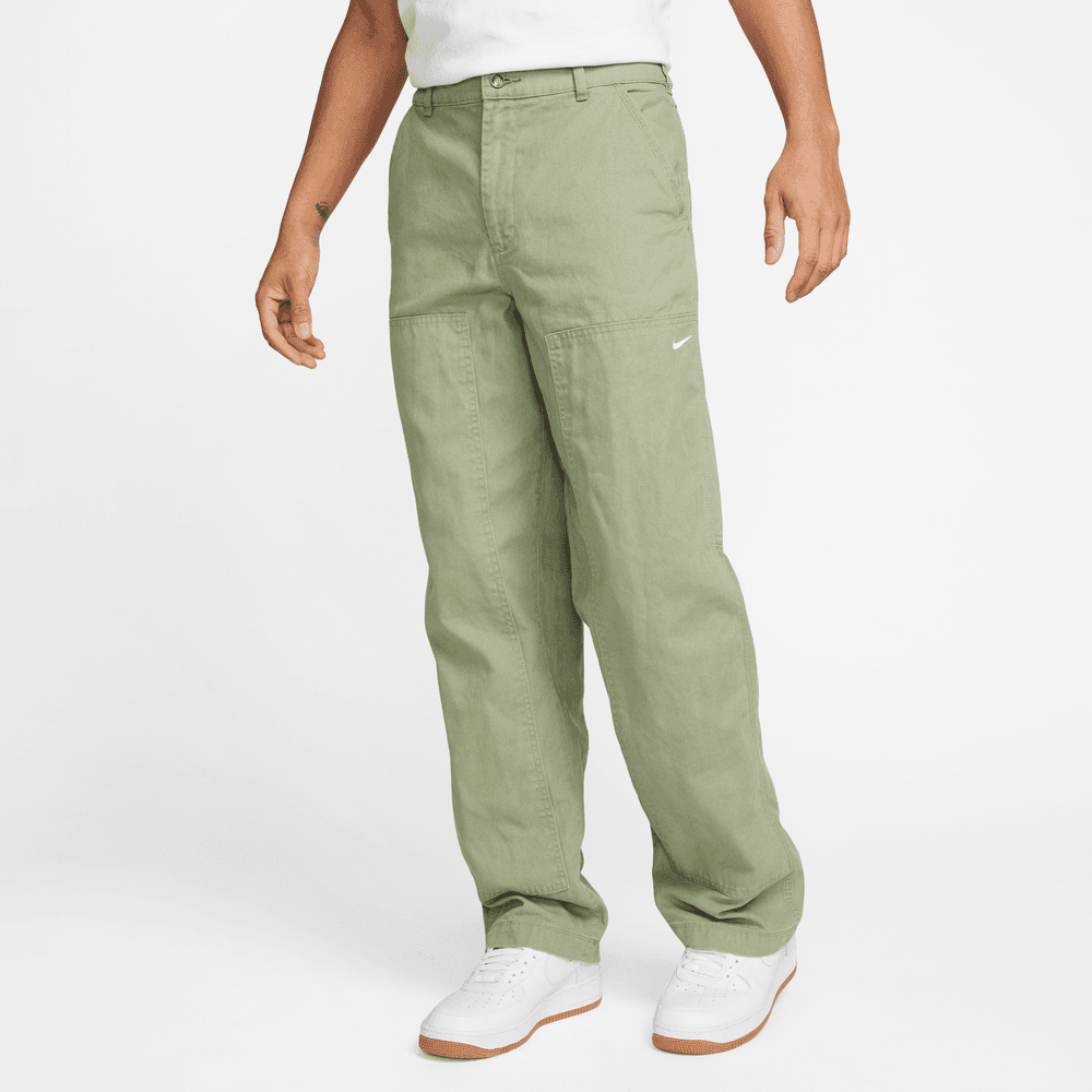 Nike Life Men's Green Double Panel Pants – Puffer Reds