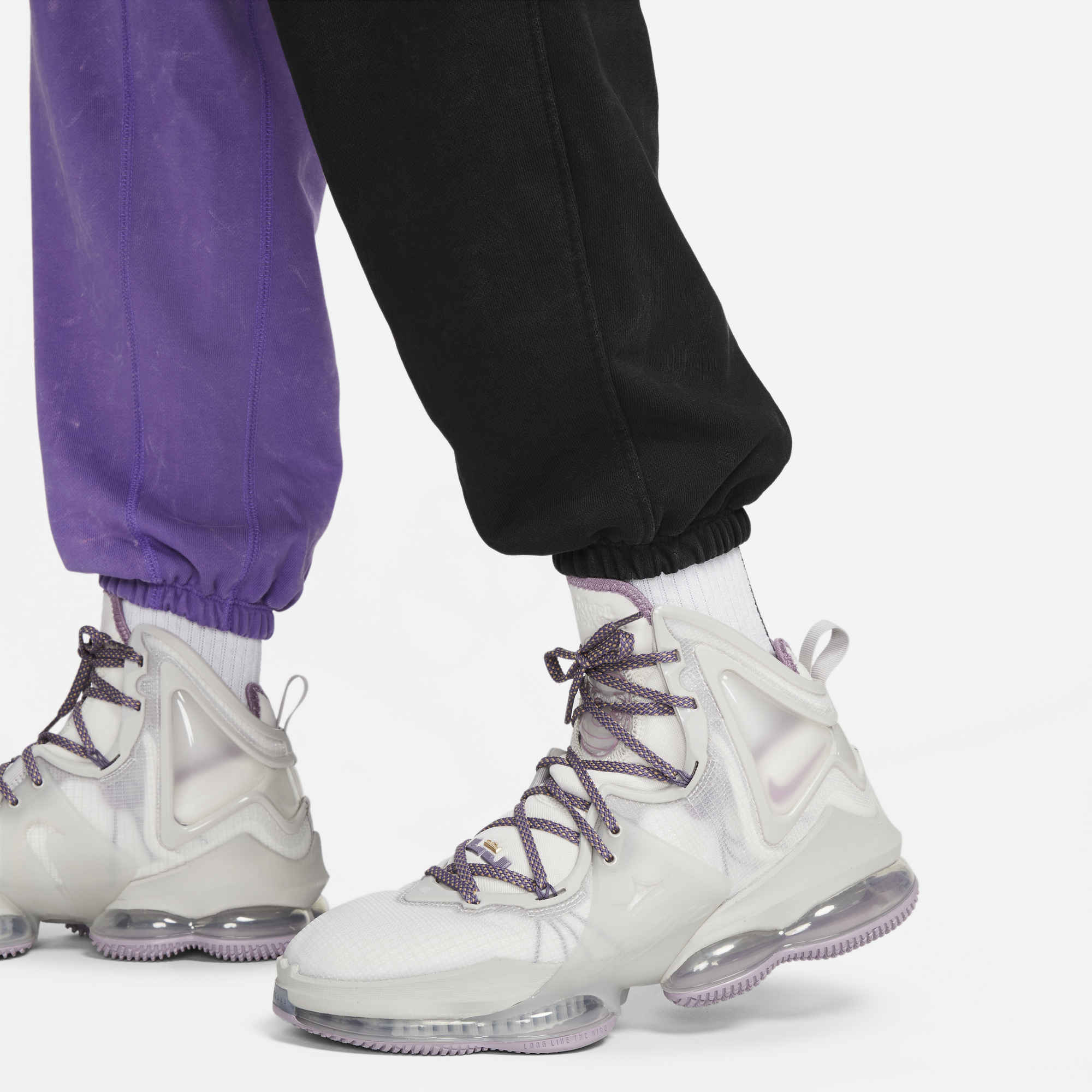 Nike Dri-FIT Standard Issue Premium Basketball Black/Purple Pants