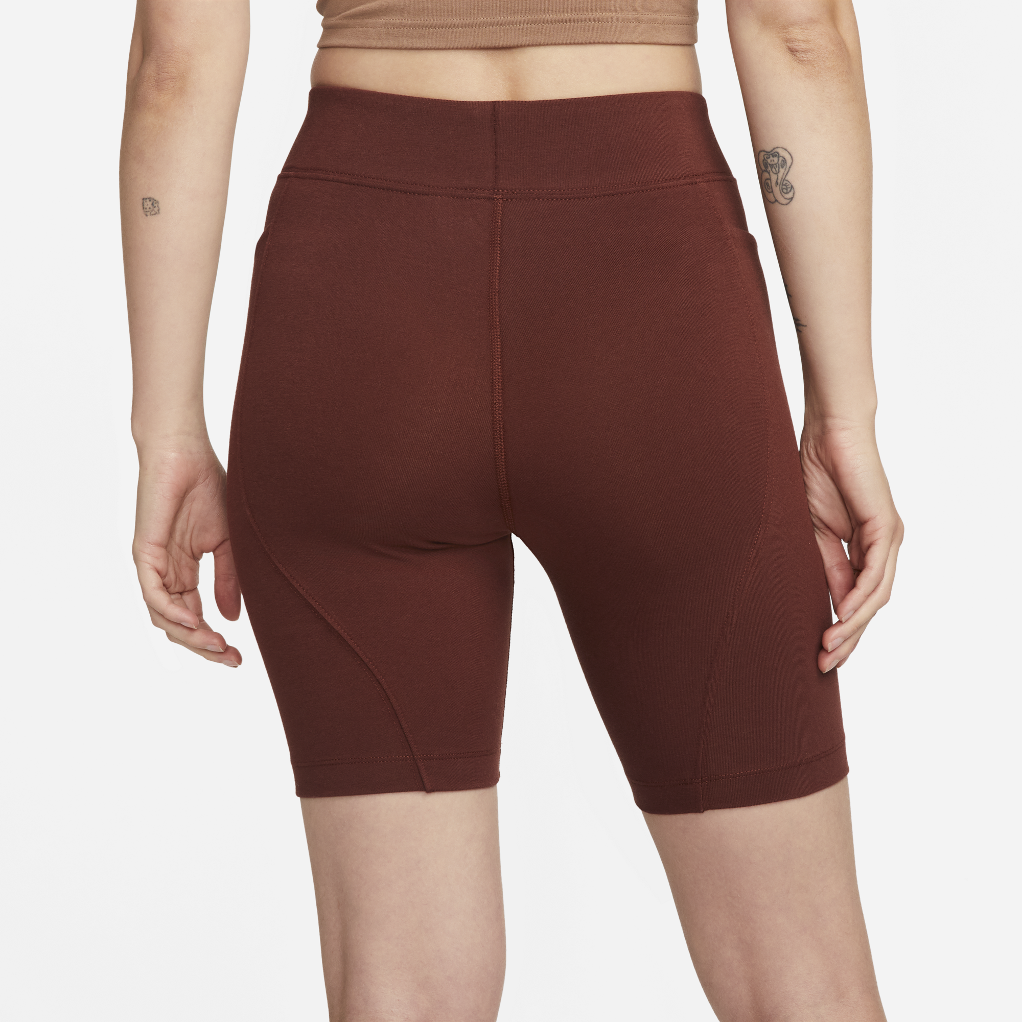 Nike Sportswear Everyday Modern Women's Brown Bike Shorts