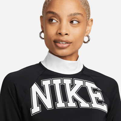 Nike Sportswear Team Nike Women's Black Long-Sleeve Top