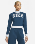 Nike Sportswear Team Nike Women's Blue Long-Sleeve Top