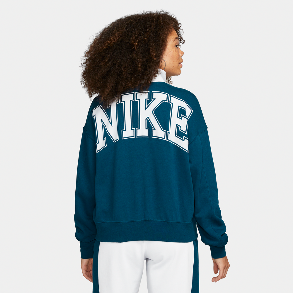 Nike Sportswear Team Nike Blue Half-Zip Fleece Top