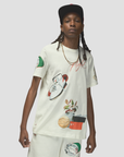Air Jordan Artist Series by Jacob Rochester White Graphic T-Shirt