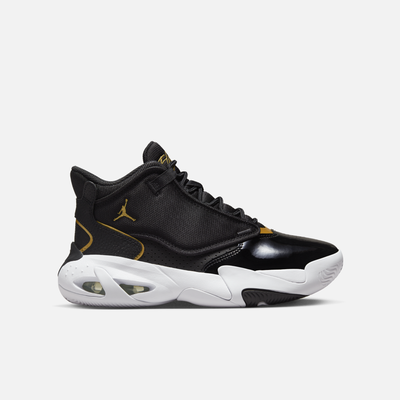 Air Jordan Max Aura 4 (GS) Black Gold – Puffer Reds