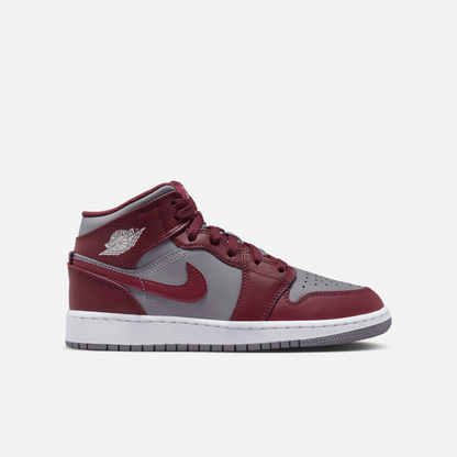 Air Jordan 1 Mid (GS) Team Red