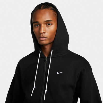 Nike Solo Swoosh Black Full-Zip Hoodie Nike