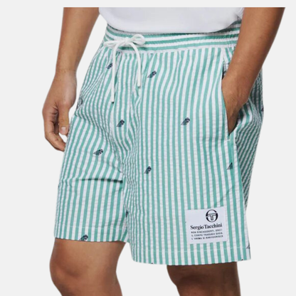 Sergio Tacchini Green Granda Shorts