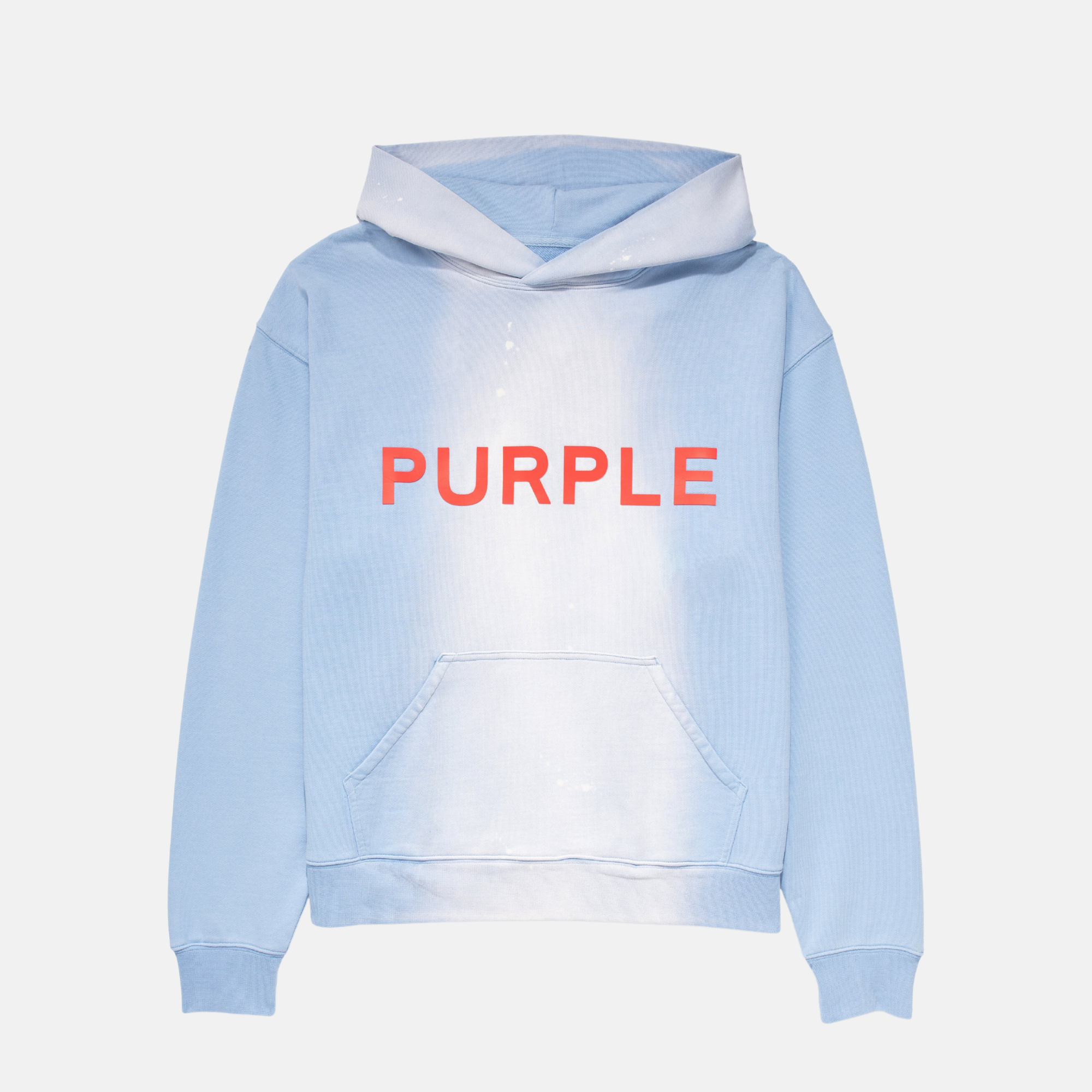 Purple Brand French Terry Core Jumbo Placid Blue Pullover Hoodie