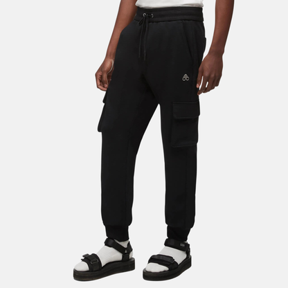 Moose Knuckles Black Seaside Cargo Jogger