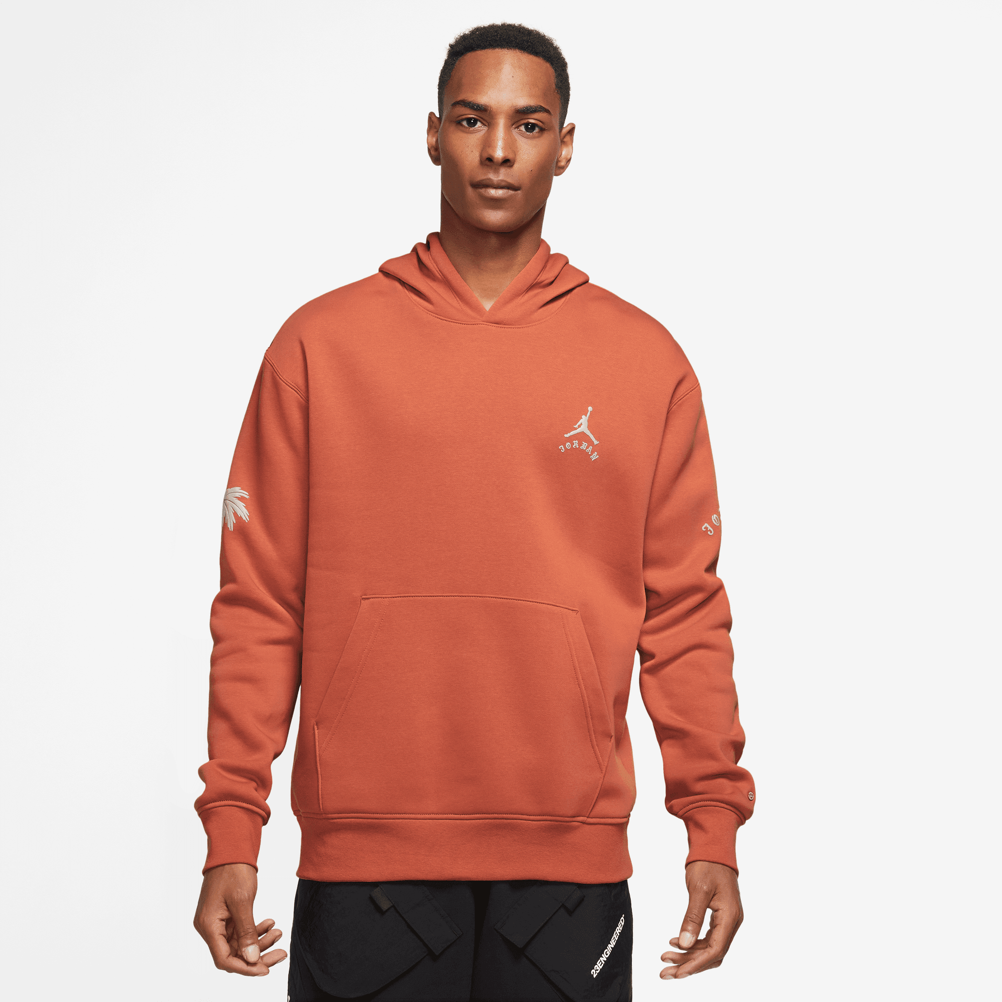Orange jordan discount jacket