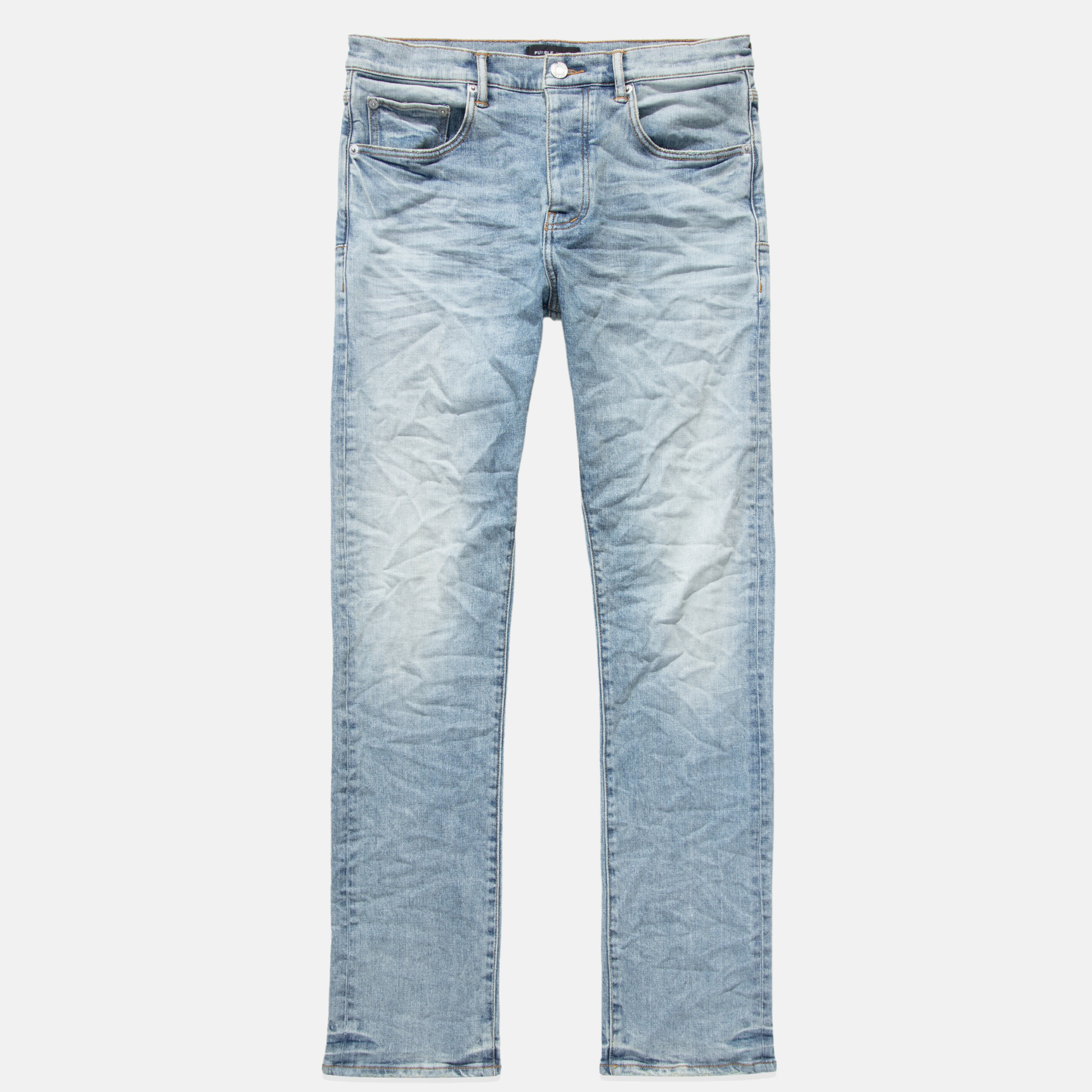 Purple Brand Faded Out Mid Rise Straight Leg Jeans