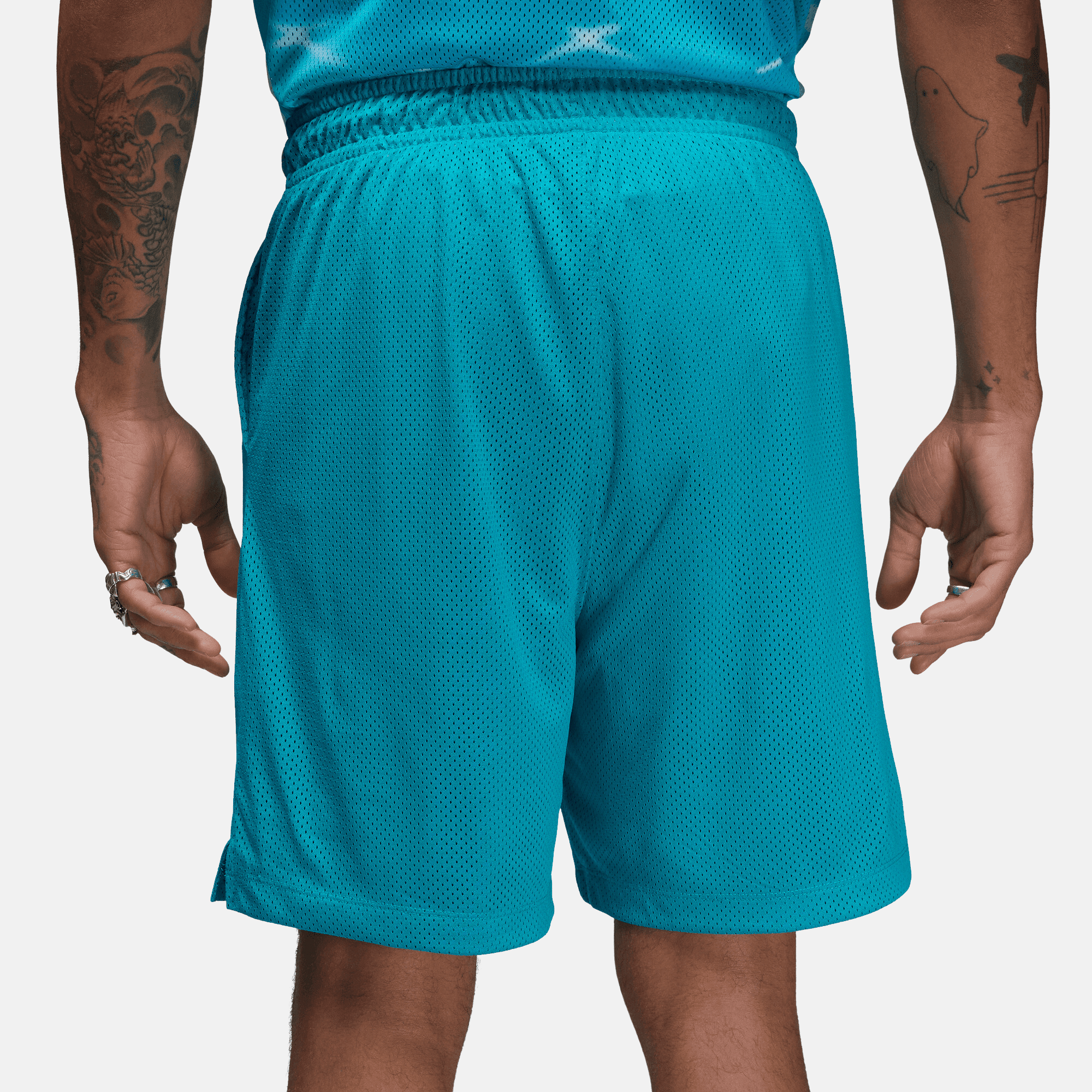 Air Jordan Essentials Blue Graphic Mesh Shorts
