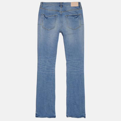 Purple Brand Light Indigo Wash Bootcut Jeans