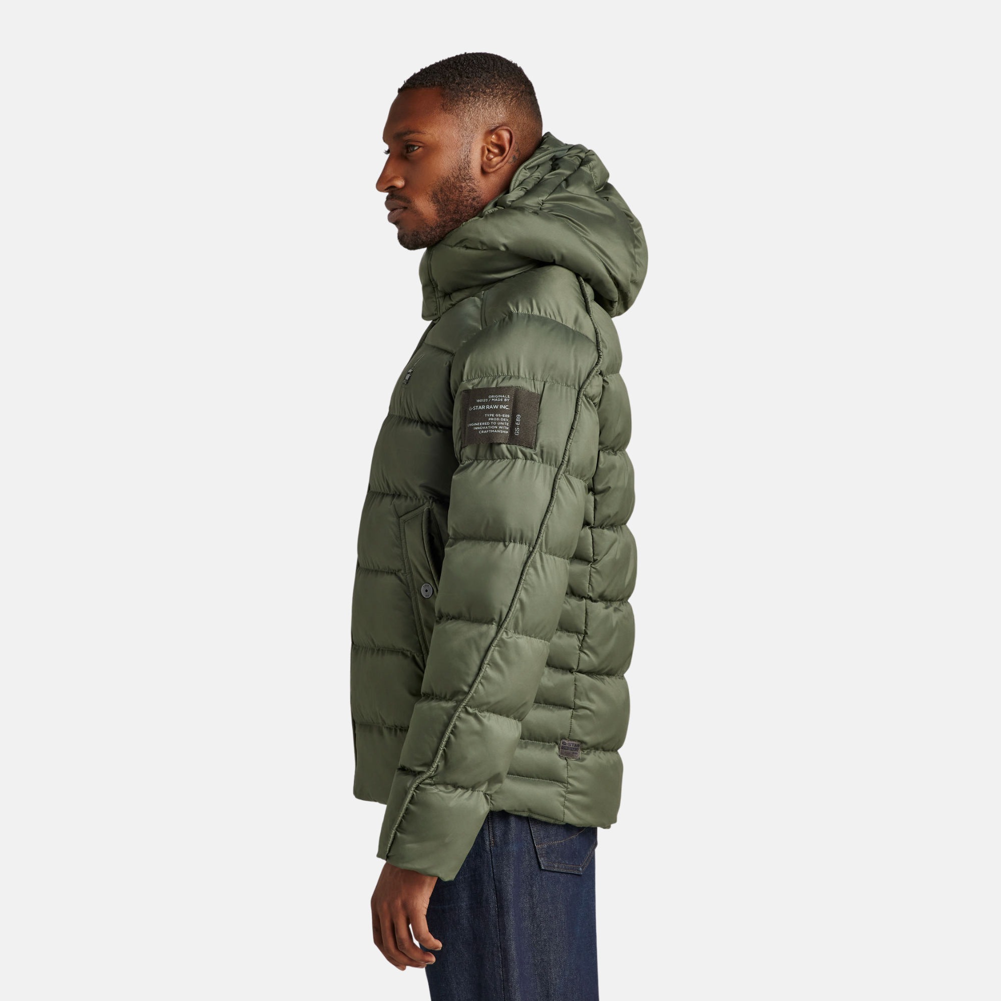 G-STAR HARRINGTON JACKET (SHADOW OLIVE) – NBG Chicago