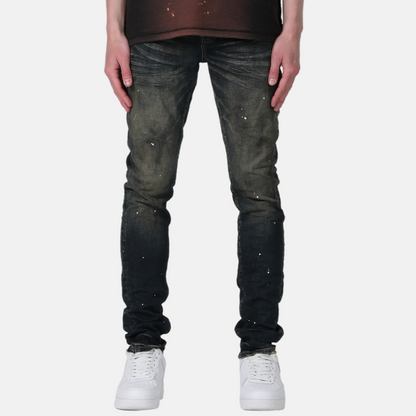 Purple Brand Dark Indigo Vintage with Paint-Dark Dirty Jean