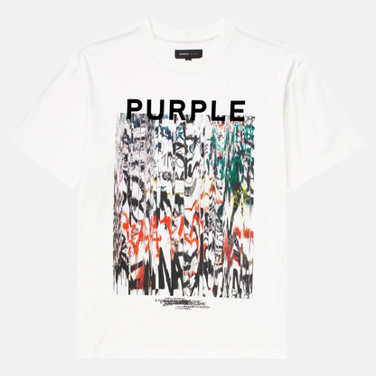 Purple Brand White Dumpster T-Shirt