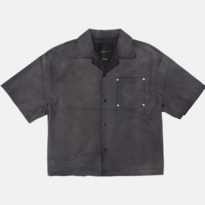 Purple Brand Cotton Poplin Black Shirt